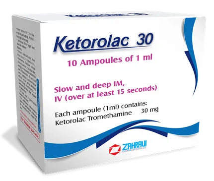 تصویر KETOROLAC ZAHRAVI 30MG/ML  INJ